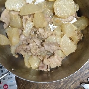 【大根大量消費】大根と豚肉の味噌炒め